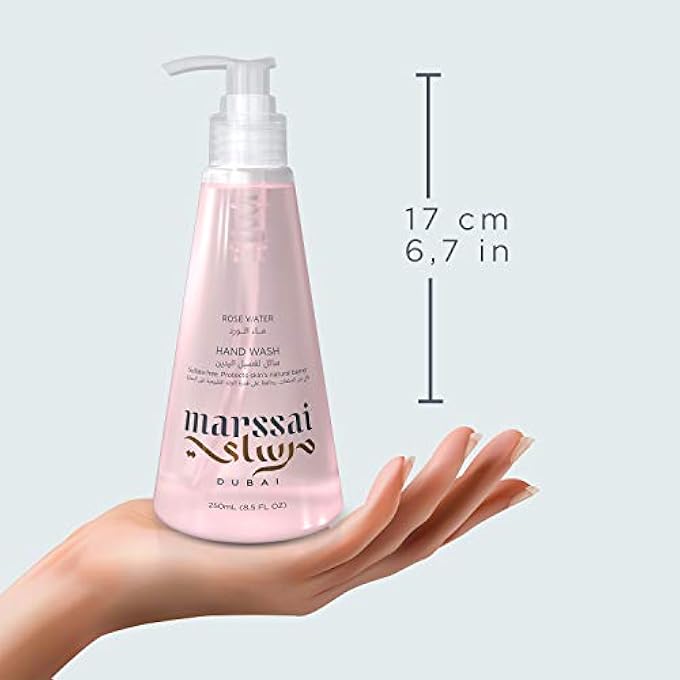 Marssai HAND WASH, ROSE WATER, 250 ML - Image 3